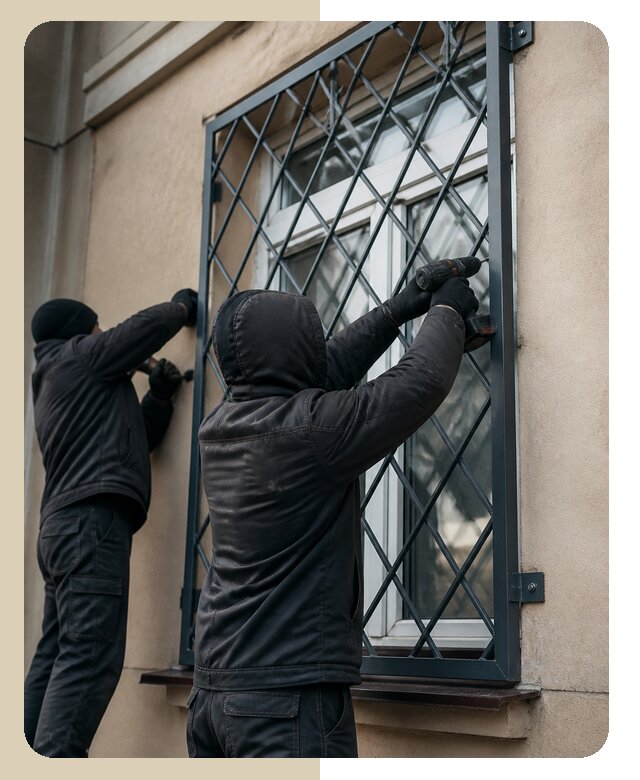 Установка антивандальных решеток на окна в Магадане